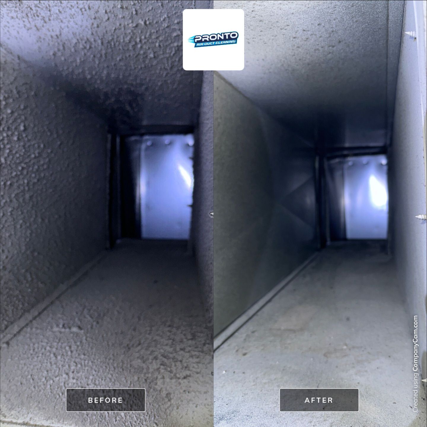 Vent Cleaning and Code Approved Transition Dryer Duct by Pronto Air Duct Cleaning