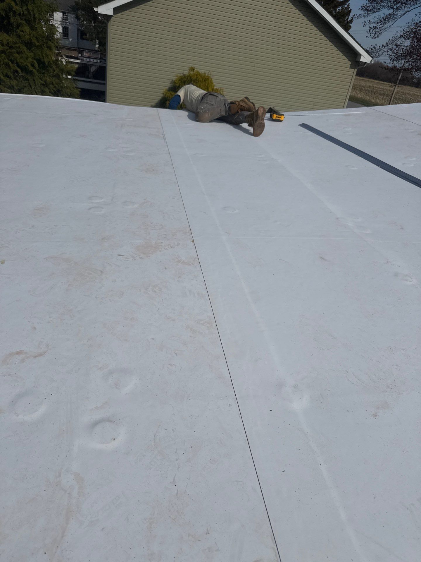 Residential Roof Replacement and Sheathing Repair in Grasonville by First Chesapeake Roofing