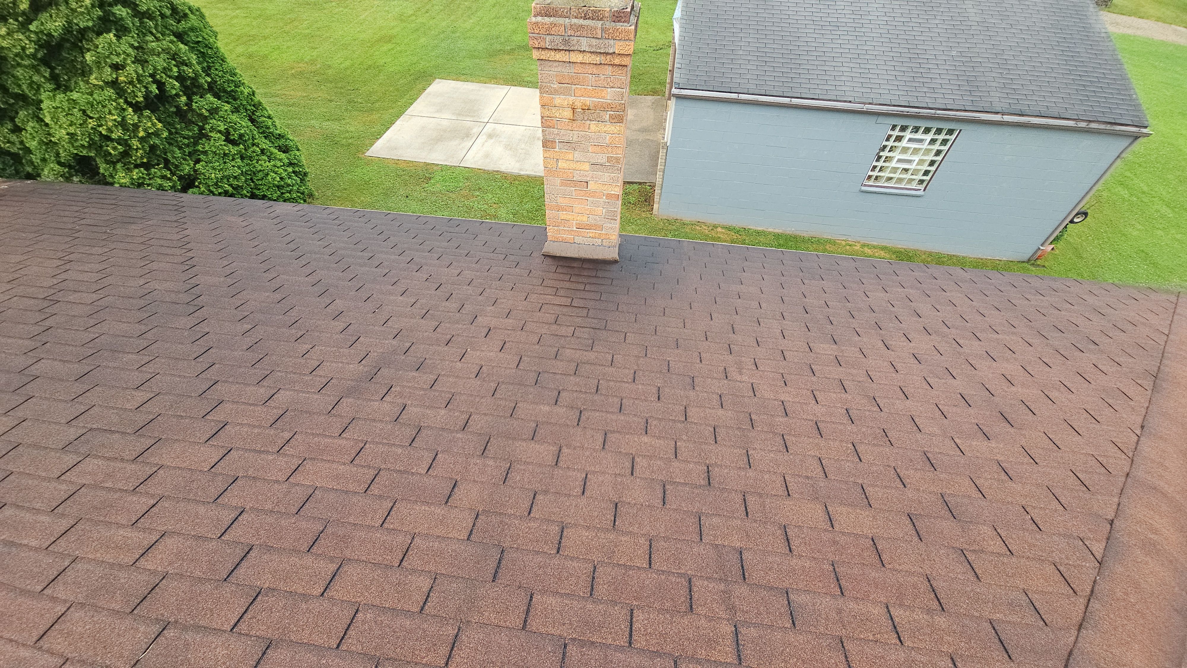 Atlas Pinnacle, Color, Tan Mist, Drip Edge, Color, Royal Brown by Eagle Eye Roofing