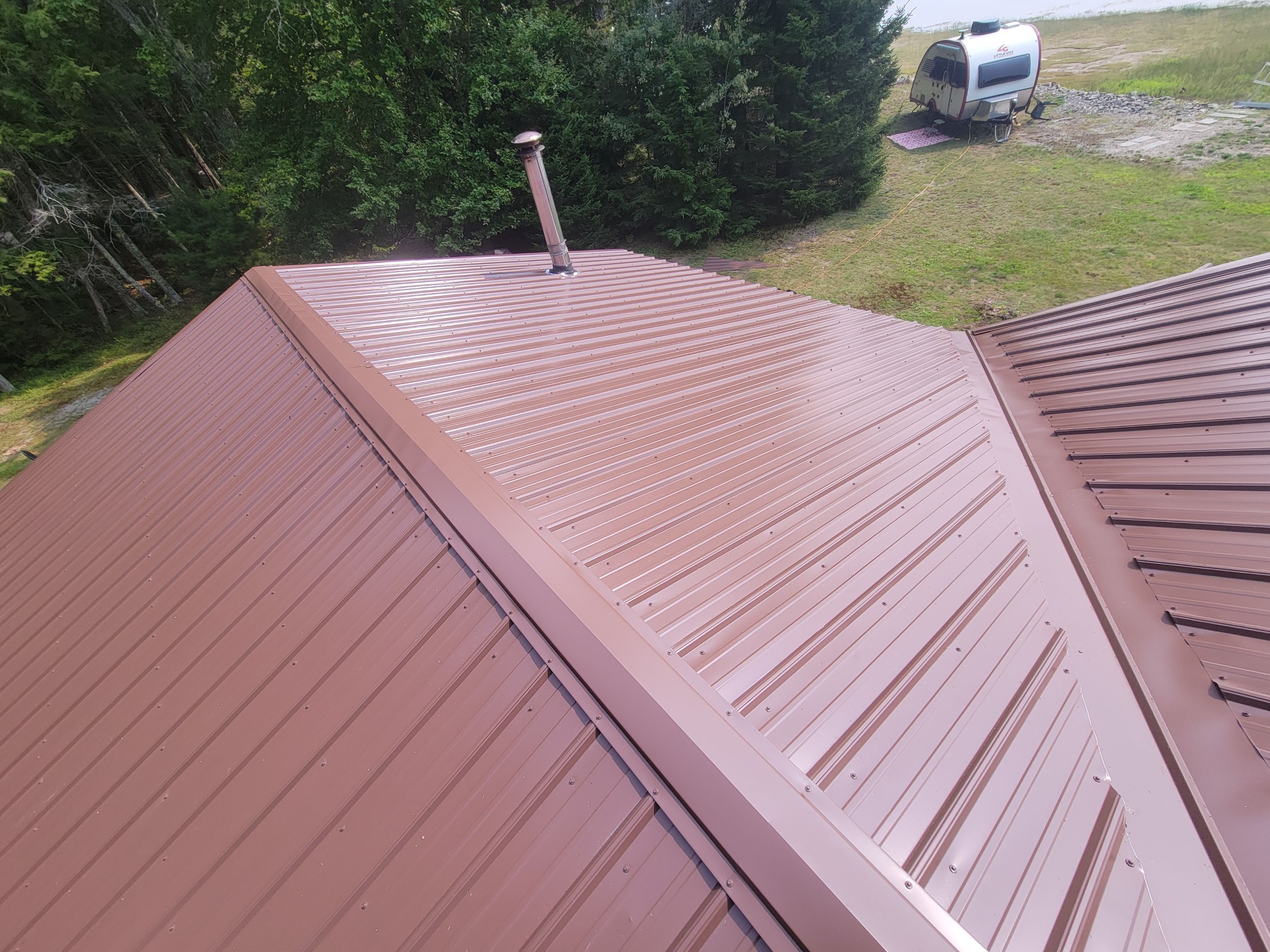 New Metal Roof using All Thats Metal 29g Currigated  by The B.A.R Roofing