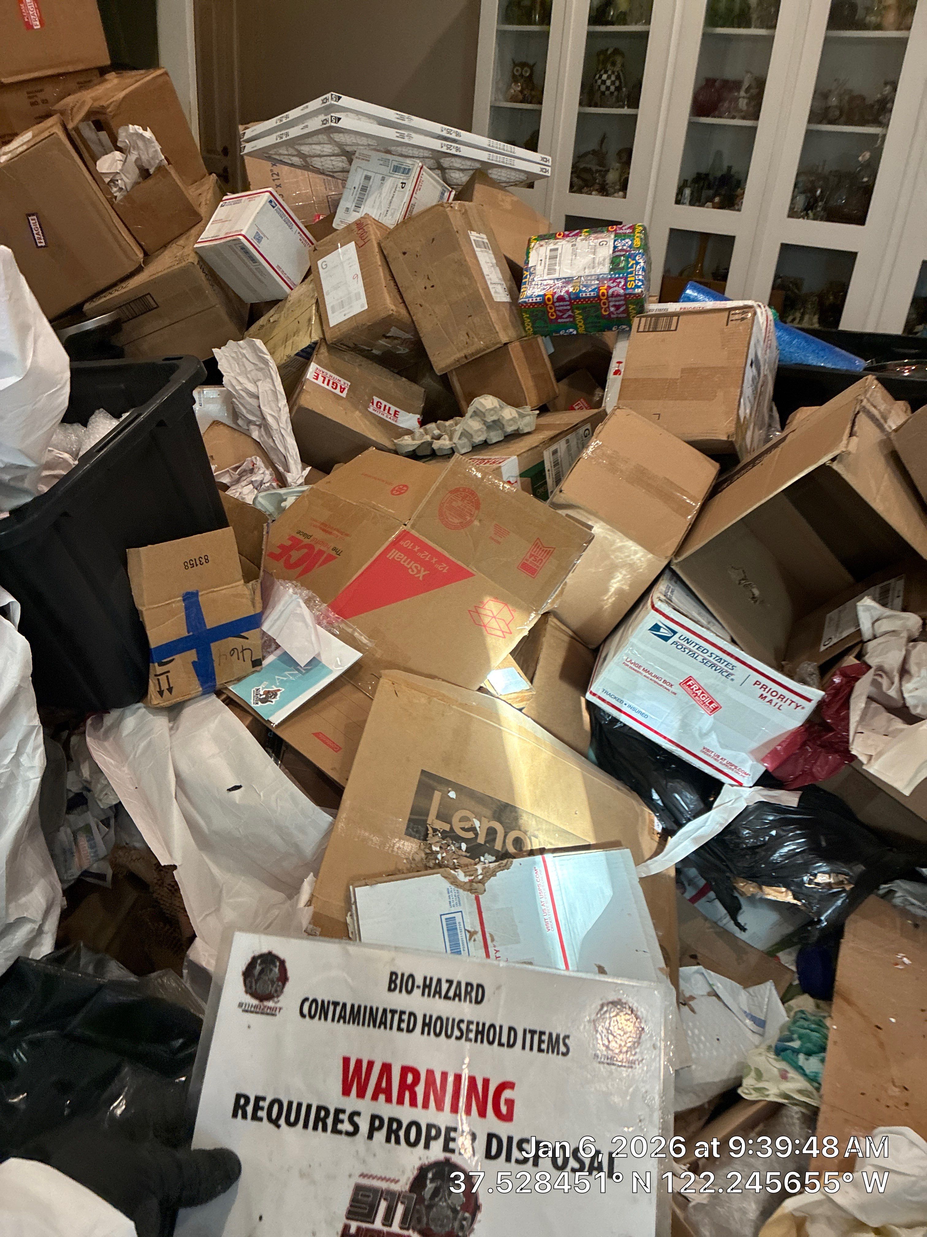 Project in Redwood City by 911 Hazmat Cleanup 