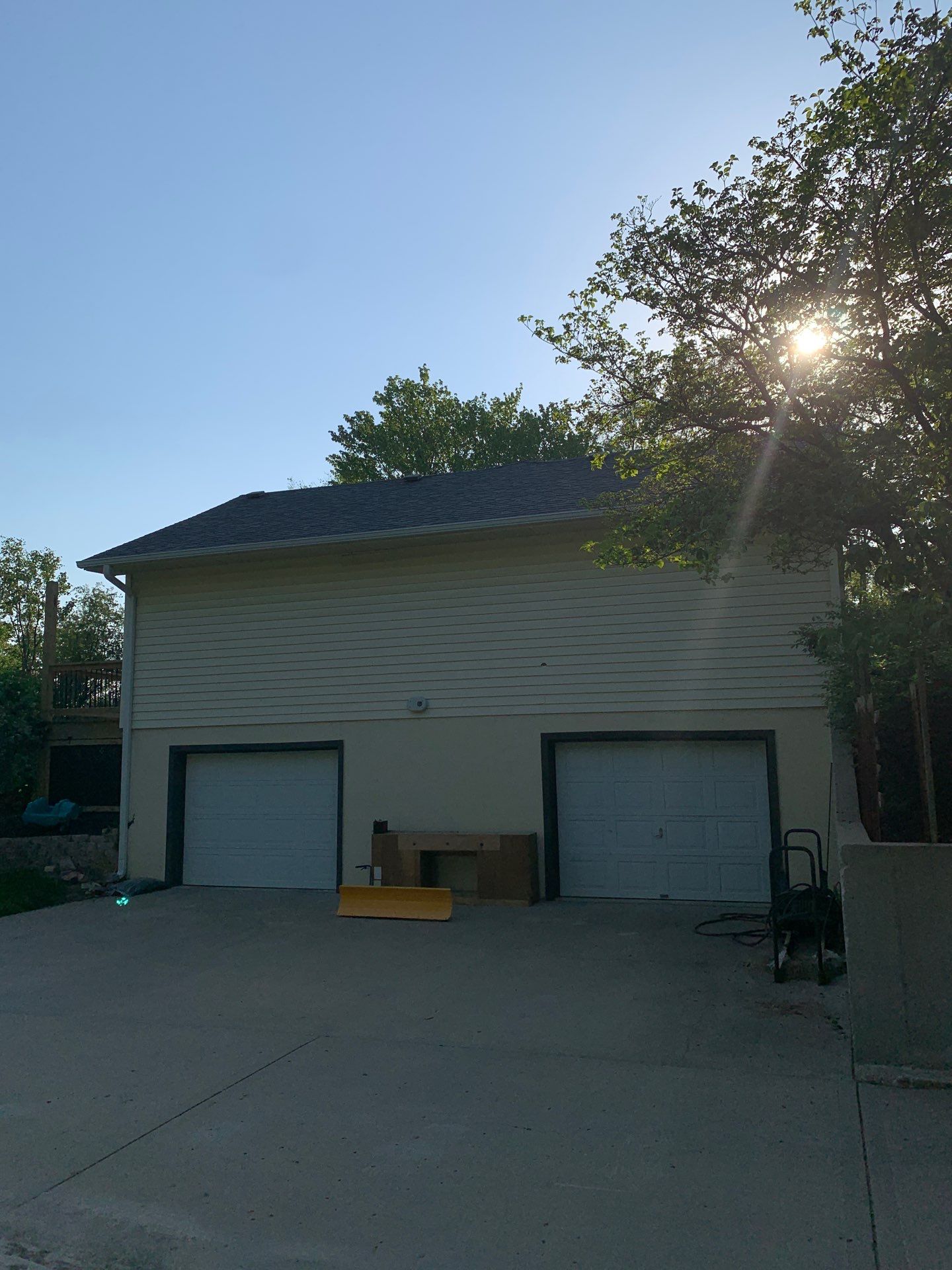 New Craneboard Siding on this Platte City, Mo home  by EEC  Windows, Siding & Roofing 