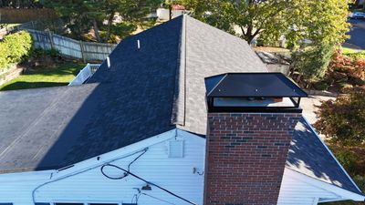 Full Roof Replacement, Rafter Repair & Gutter Upgrade in Norwood, MA – Owens Corning Duration, Onyx Black