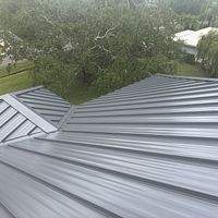 24ga 1.5" Mechanical Seam Charcoal Gray  by Total Roofing System The Metal Roof Experts