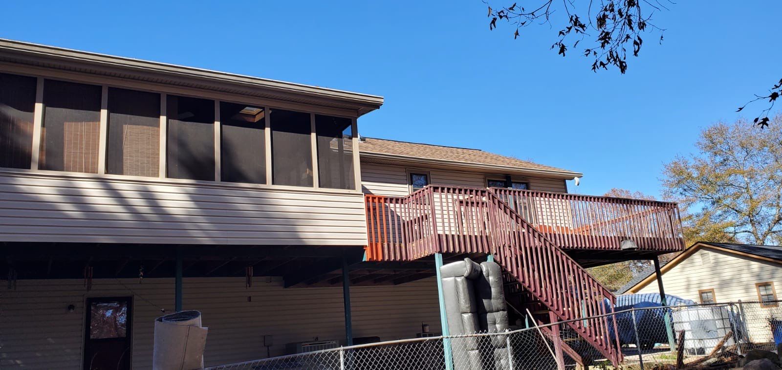 Exterior Painting and Deck Staining Project in Lithia Springs by Swift Home Renovations