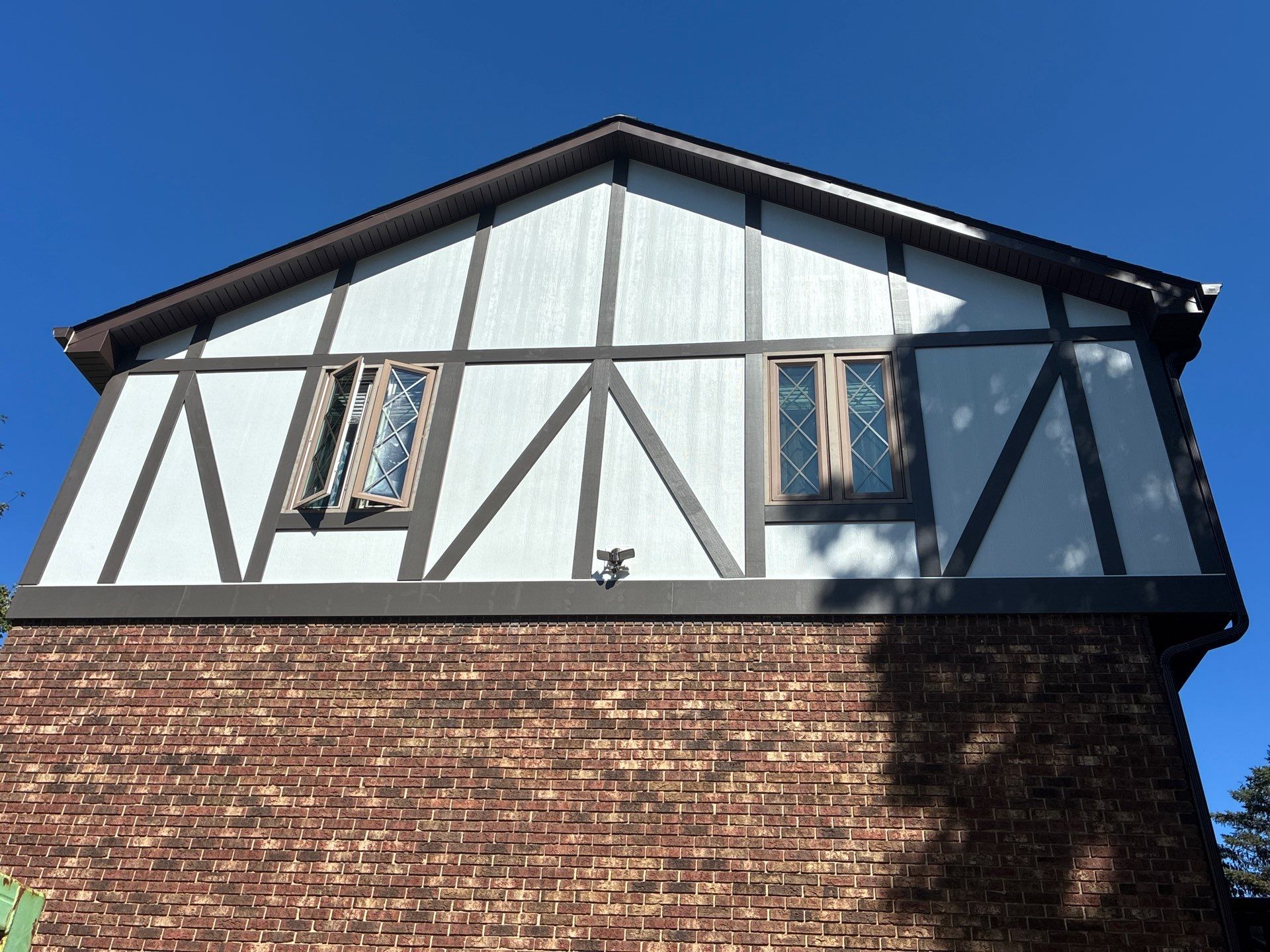 James Hardie Tudor Home Renovation by Ideal Siding Pittsburgh