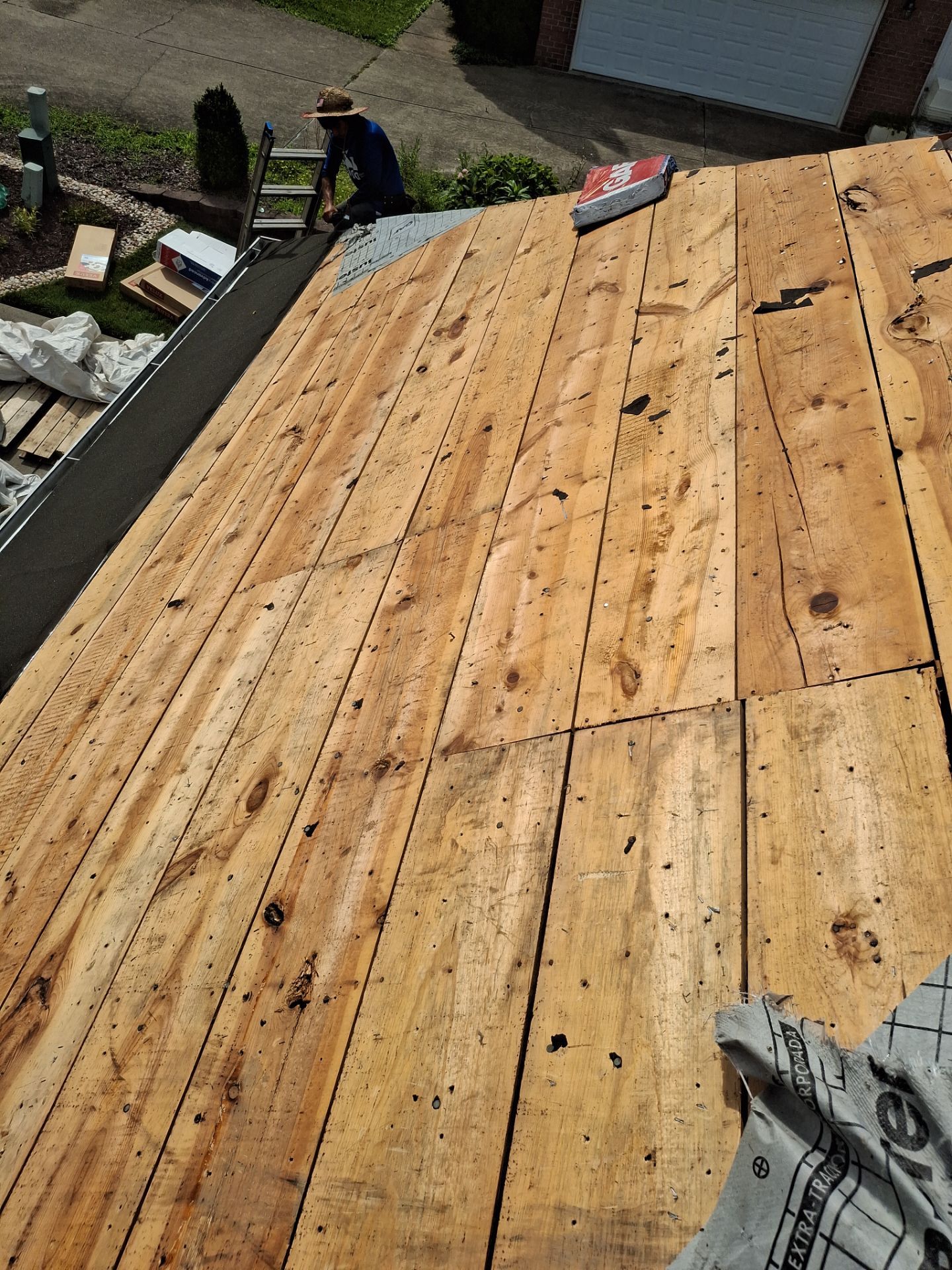 Residential Roofing Installation using GAF Timberline HDZ, Oyster Gray by Rainstoppers Roofing