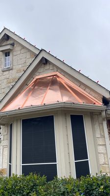 Copper Bay window