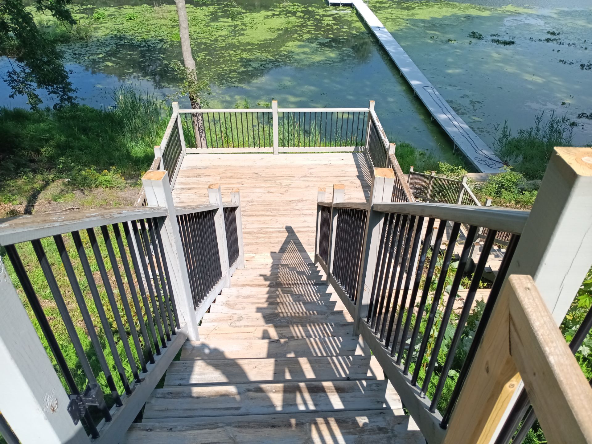 Exterior Deck using solid stain by Gordon Painting