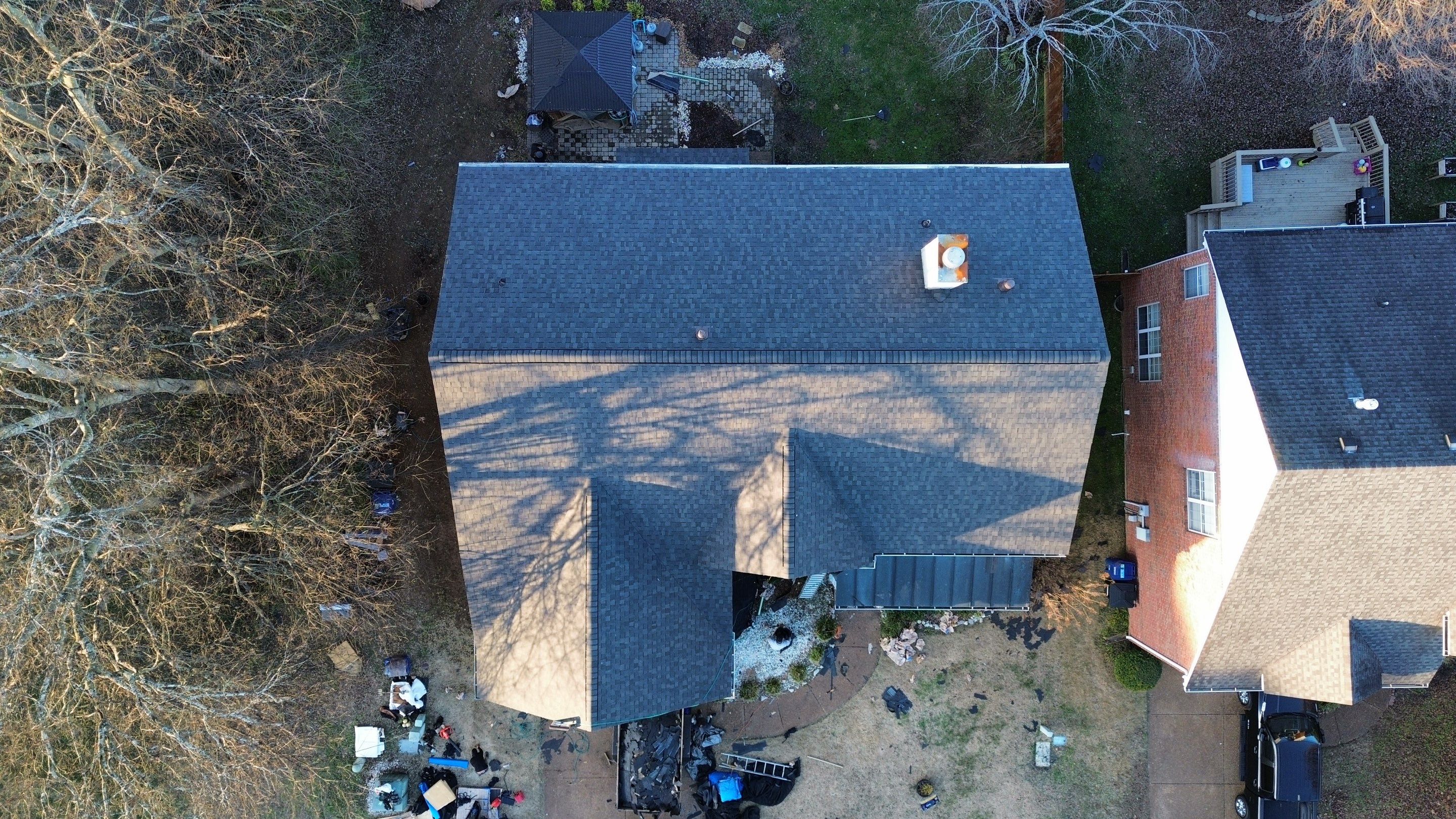 Project in Franklin by Roofworx 
