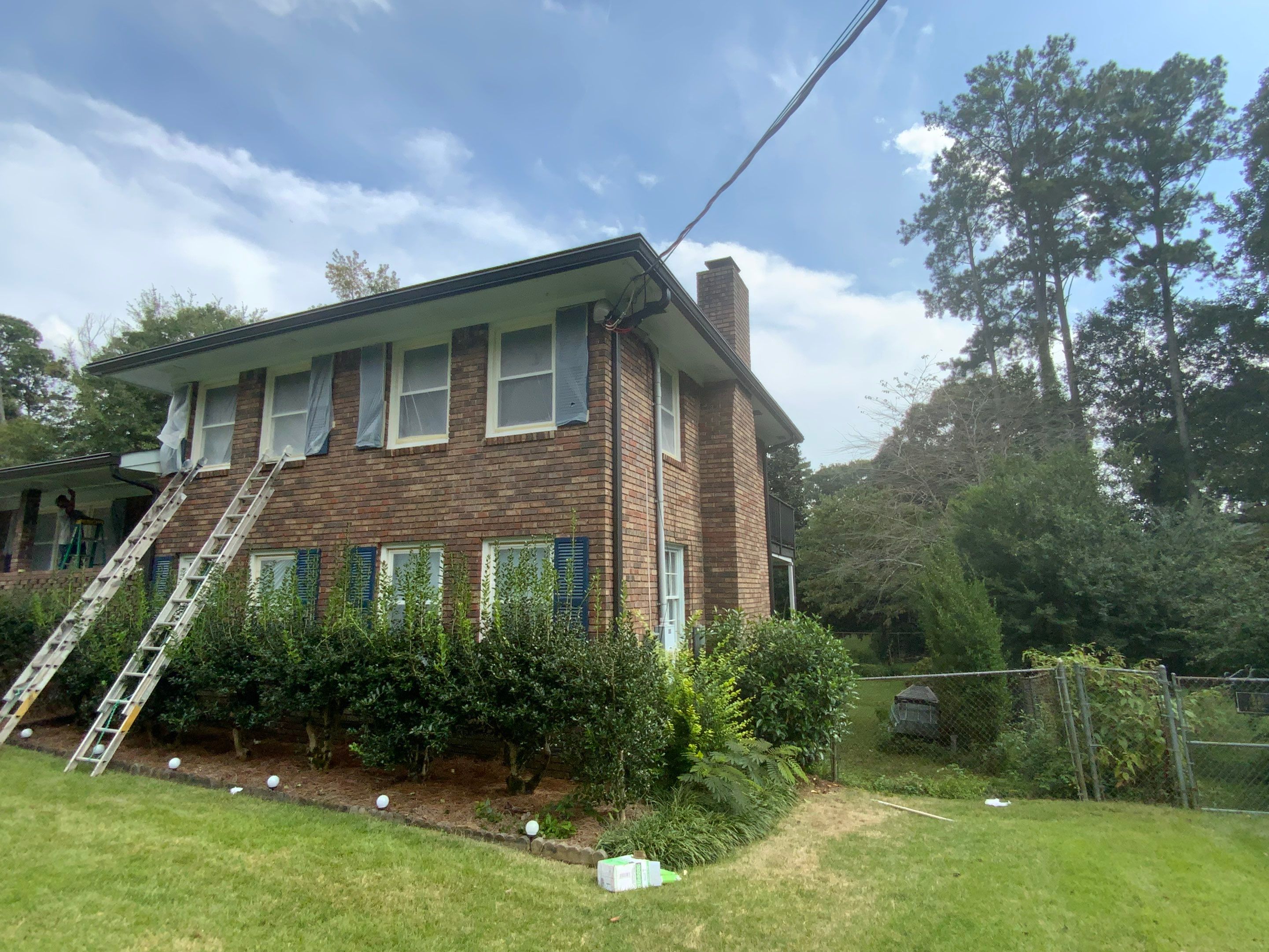 Full Exterior Trim Painting and Multi-Level Deck Staining by Swift Home Renovations
