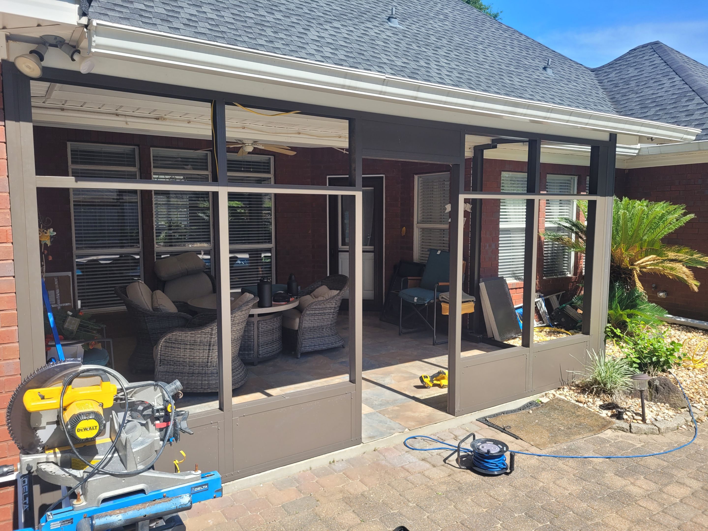 Screen Room to Glass Room Transformation by Titan Sunrooms