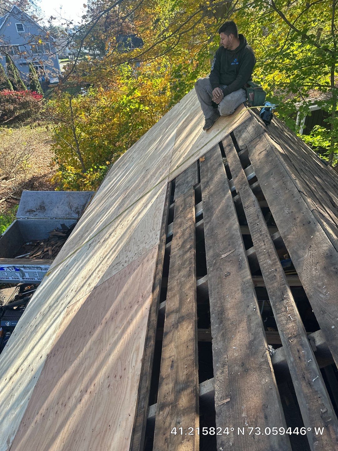 Residential Roofing Installation using Owens Corning TruDefinition Sierra Gray by A Plus Exterior