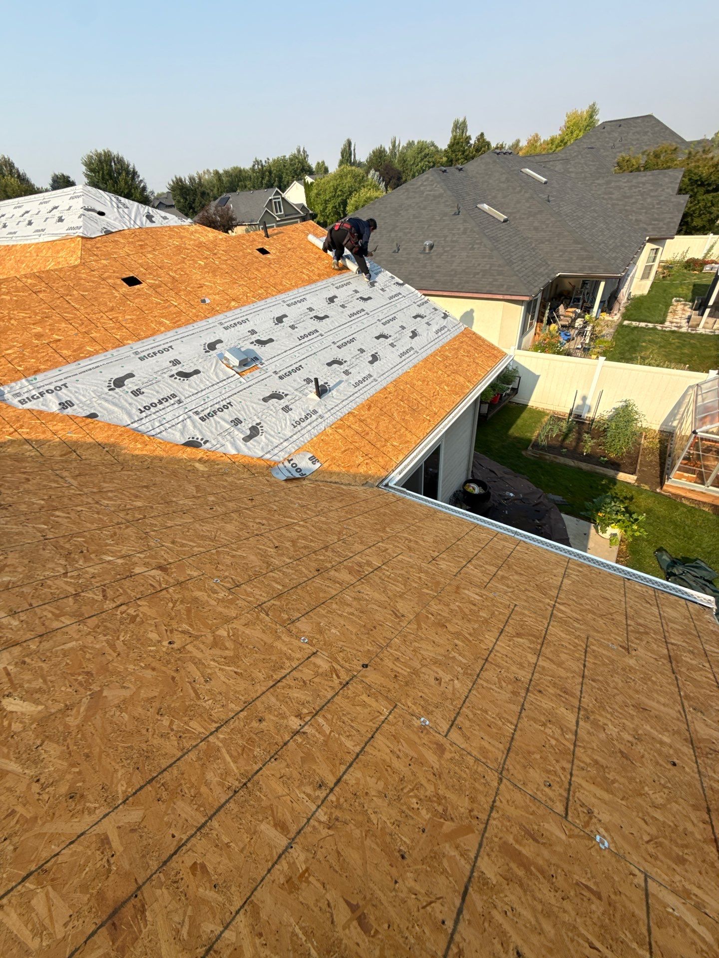 Complete Residential Roof Replacement Featuring Architectural Shingles in Meridian by Olive Roofing