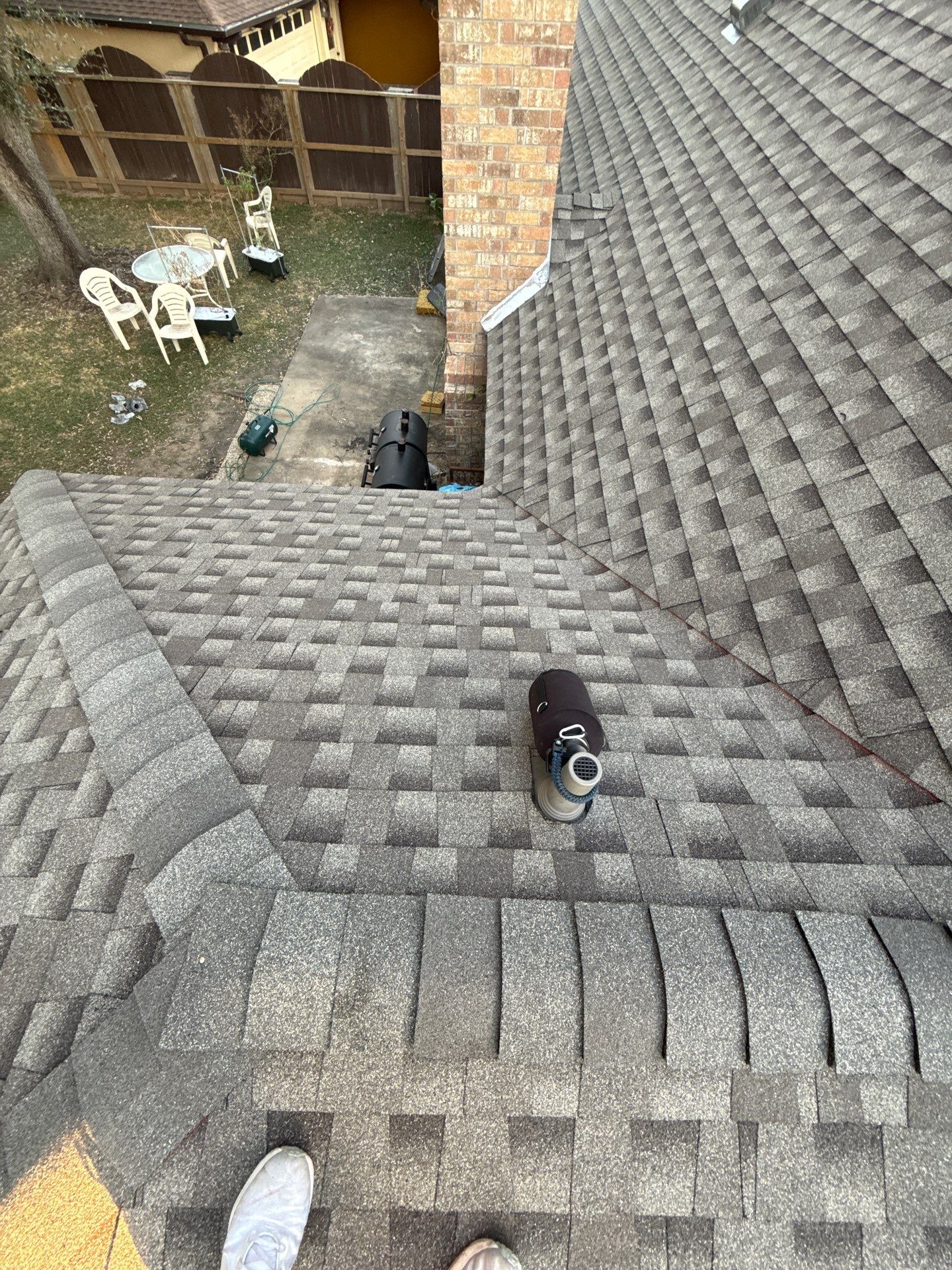 Residential Roof Replacement using GAF HDZ - Weathered Wood by Elite Roofing LLC