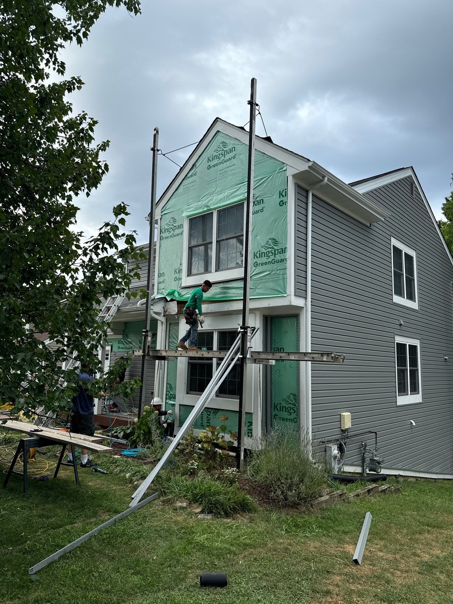New Prodigy siding with One-piece insulated siding system & Exterior painting   by Alpha Design Services