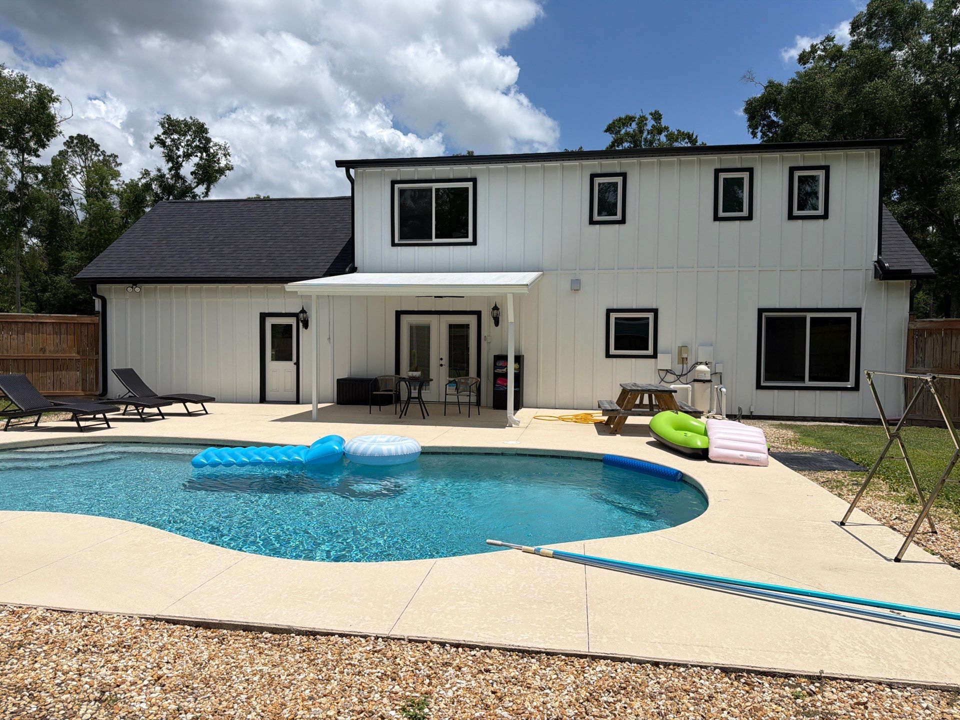 Andersen Window Installation for Modern Live Oak Farmhouse by Windows & Doors Store