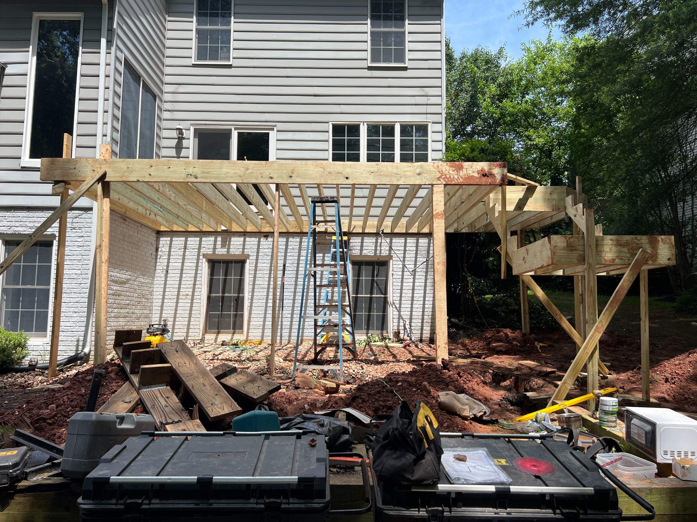 New 3-Season Porch & Composite Deck in Sterling, VA by Sunburst Construction Inc
