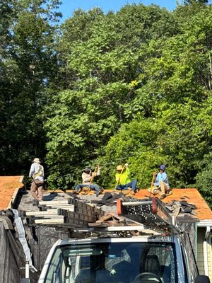 Onyx Black Roof Transformation in Maynard, MA