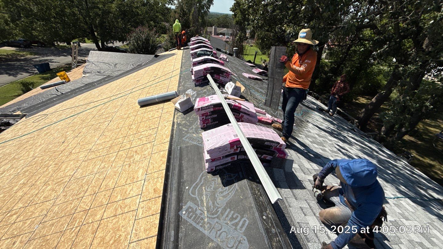 Project in McAlester by Decor Roofing & Restoration