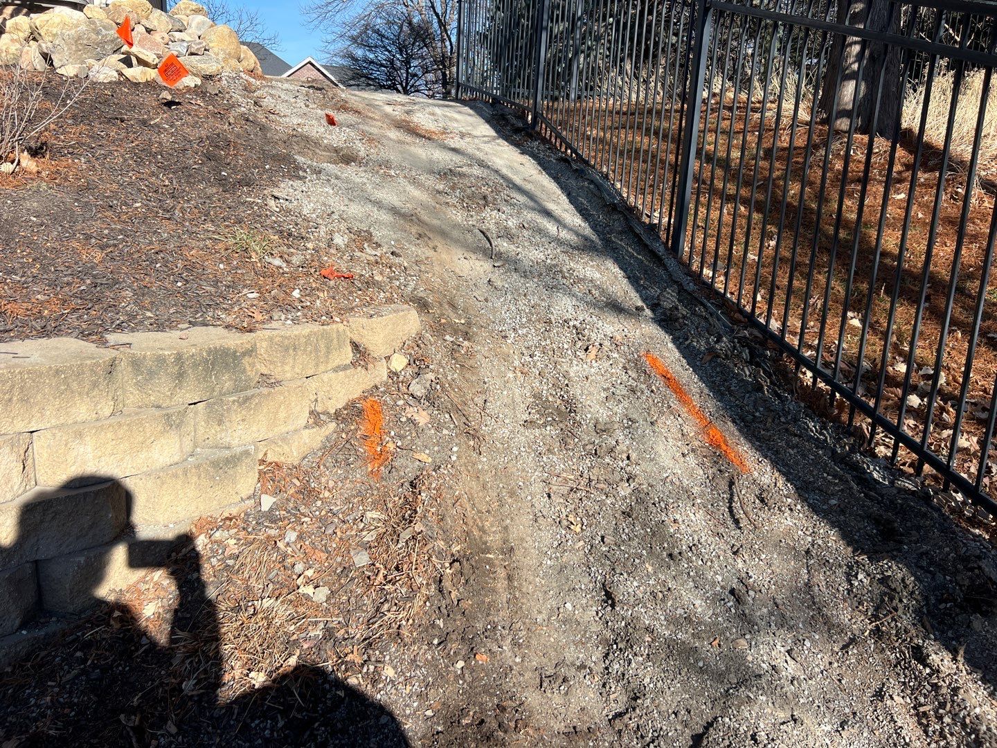 Updated Stone Stepper Path by New Horizon Landscapes