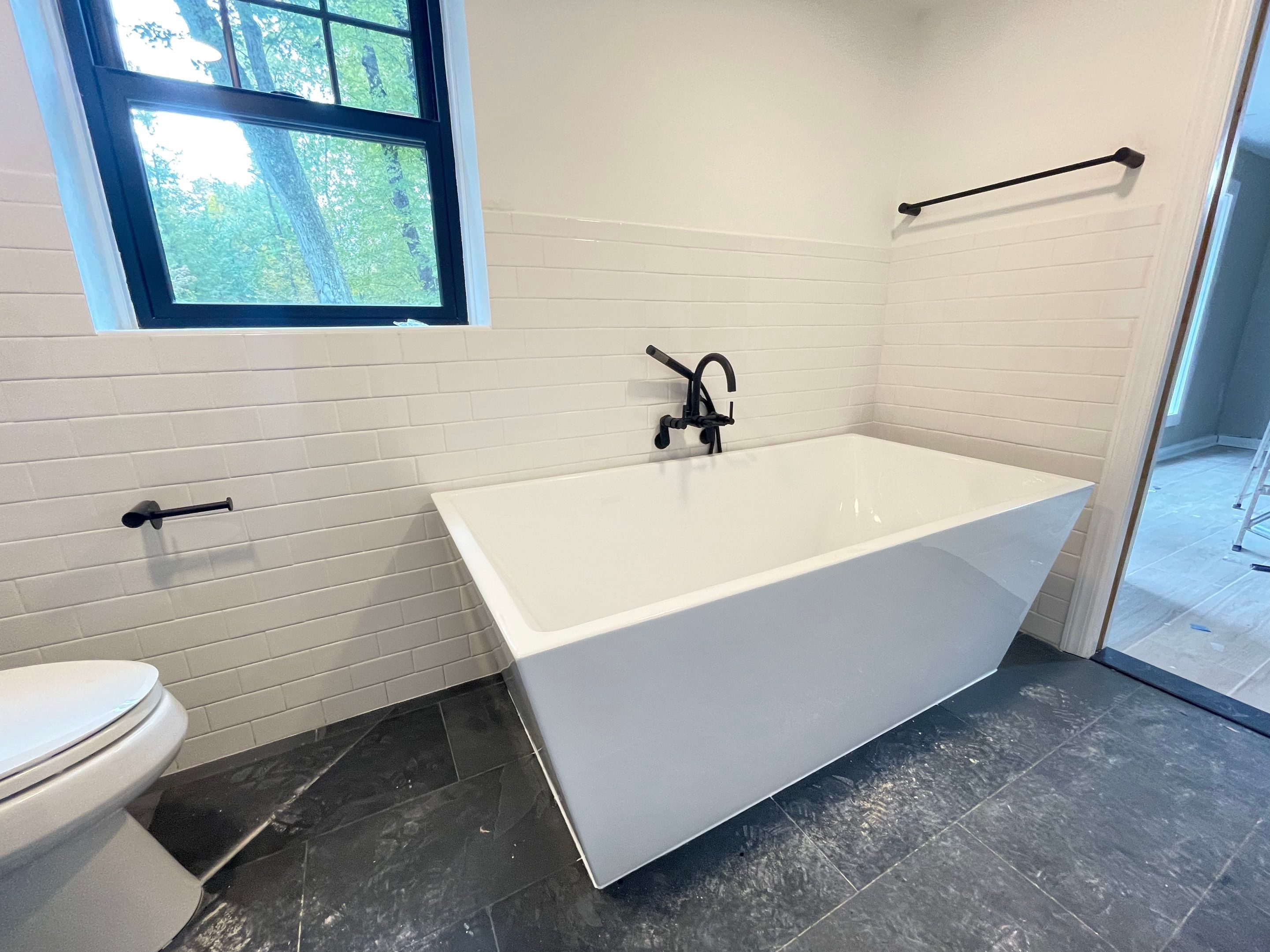 Basement Remodel using Tile by Home Concepts Construction