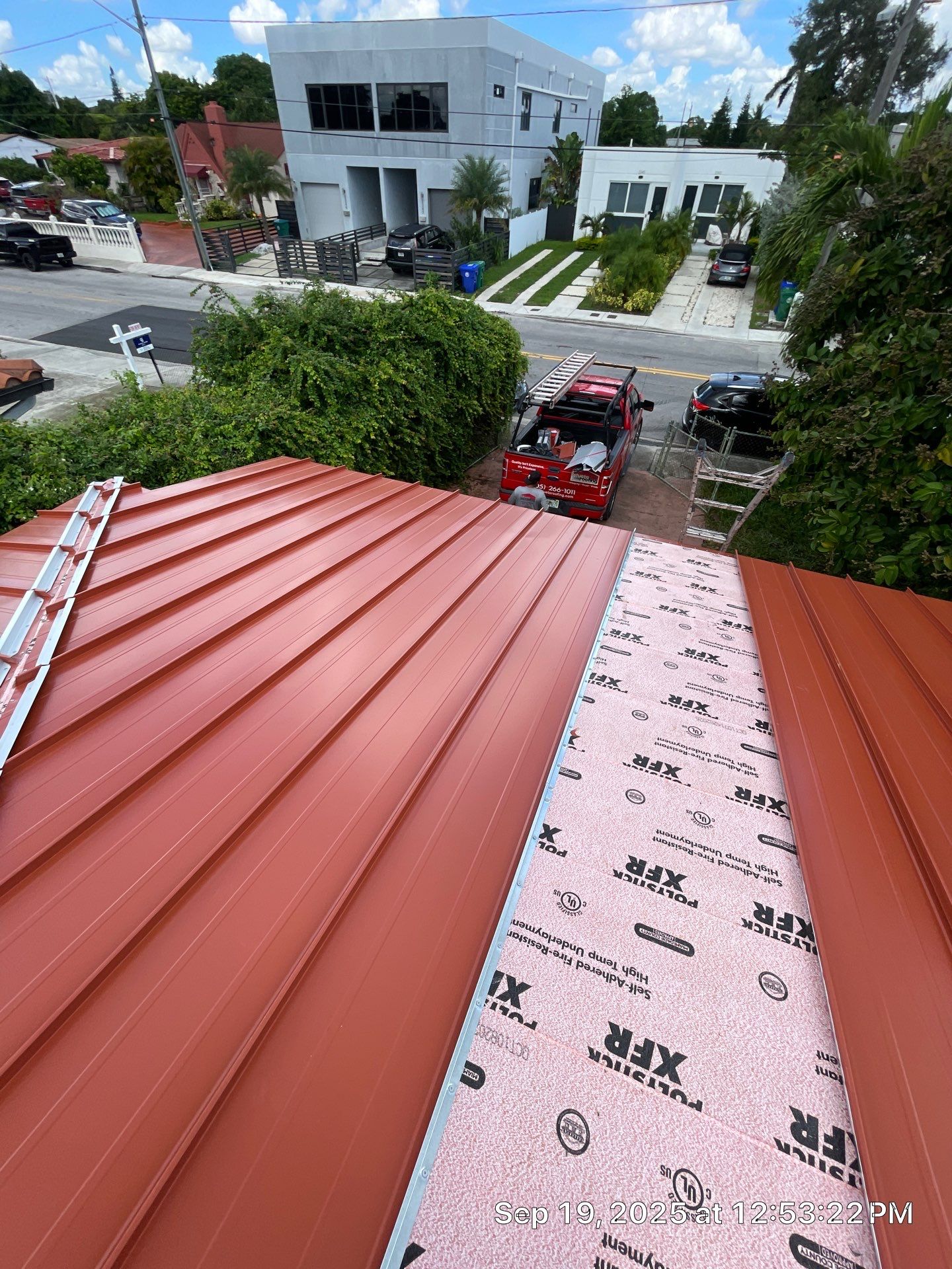 Metal Roof - Galvalume - Terracotta by Istueta Roofing