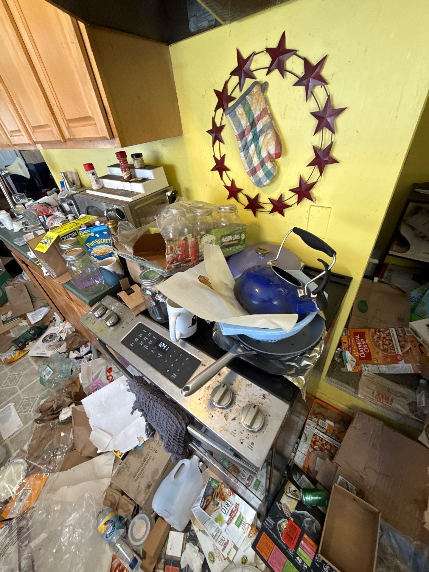 Property Cleanout in Progress at a Residential Home in Coventry, CT by Diamond Image LLC