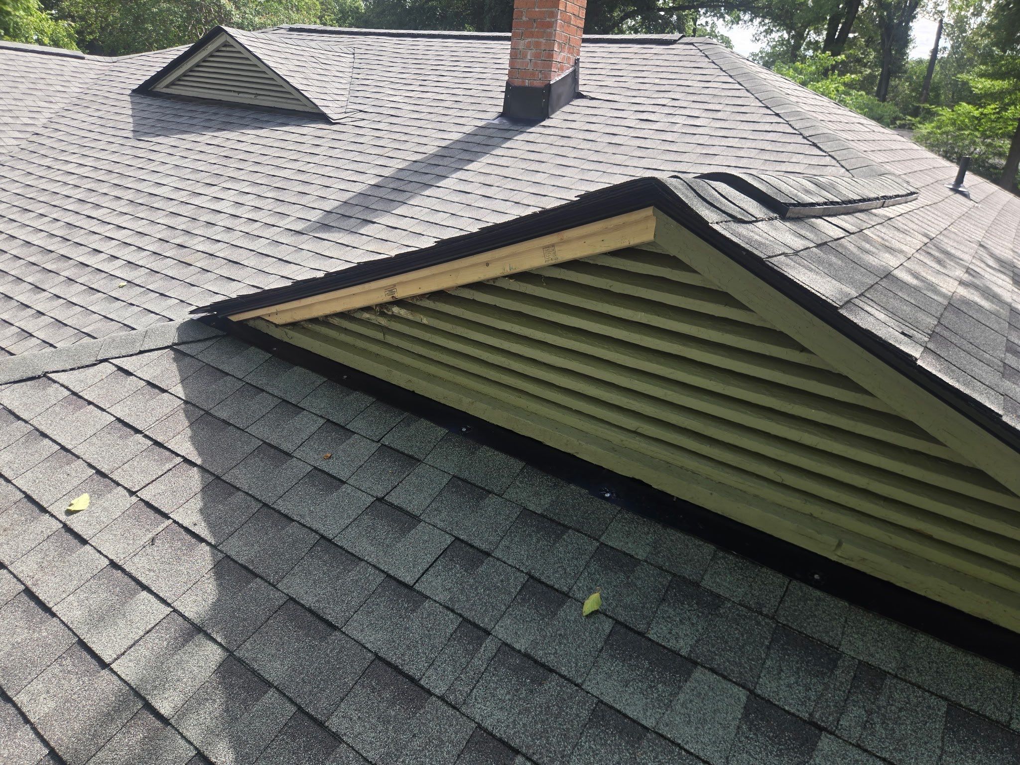 Tree Damage Restoration and Asphalt Shingle Roof Replacement in Memphis by Revival Roofing Services