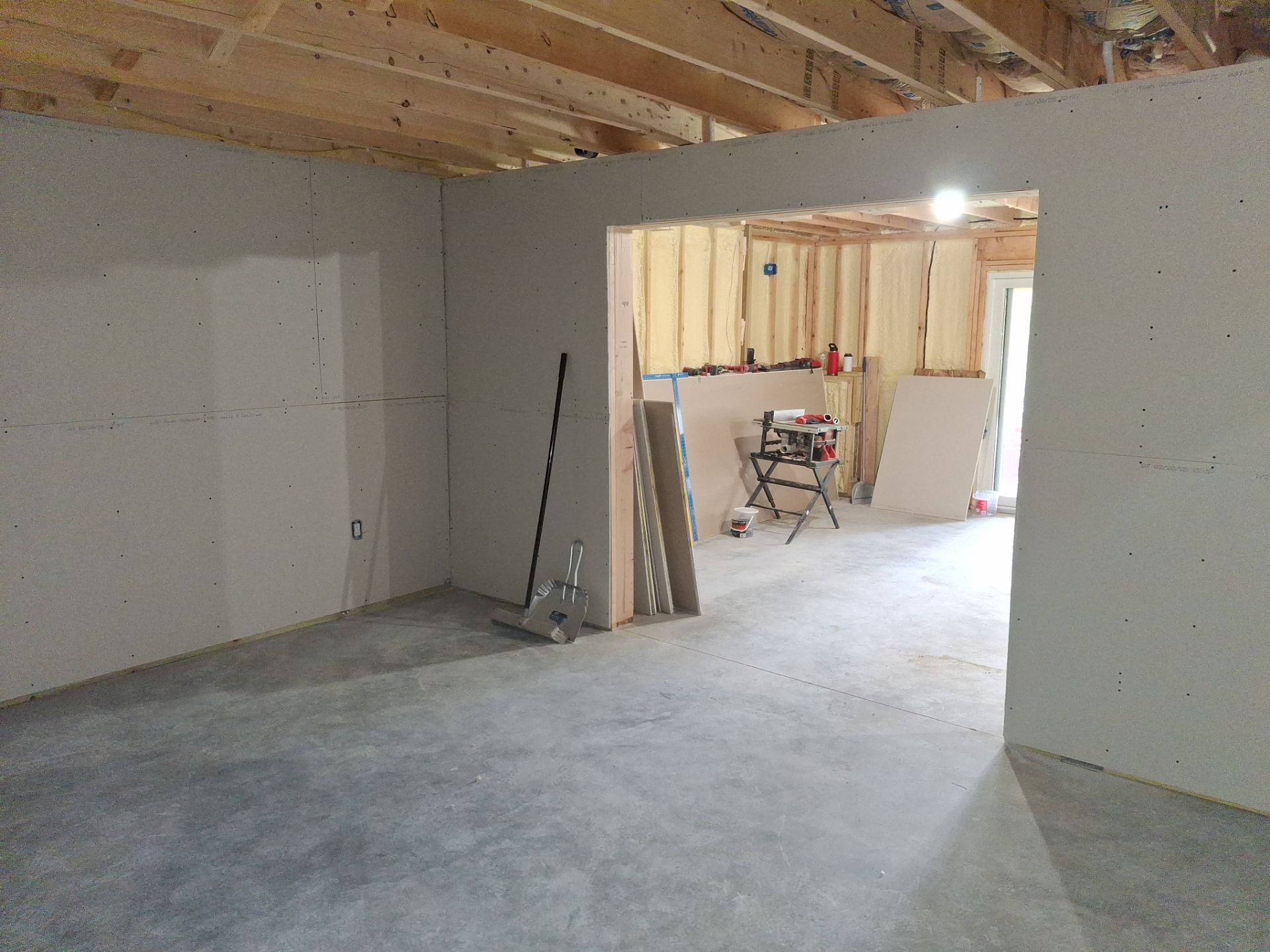 Basement Remodel by Big Pine Panting Inc