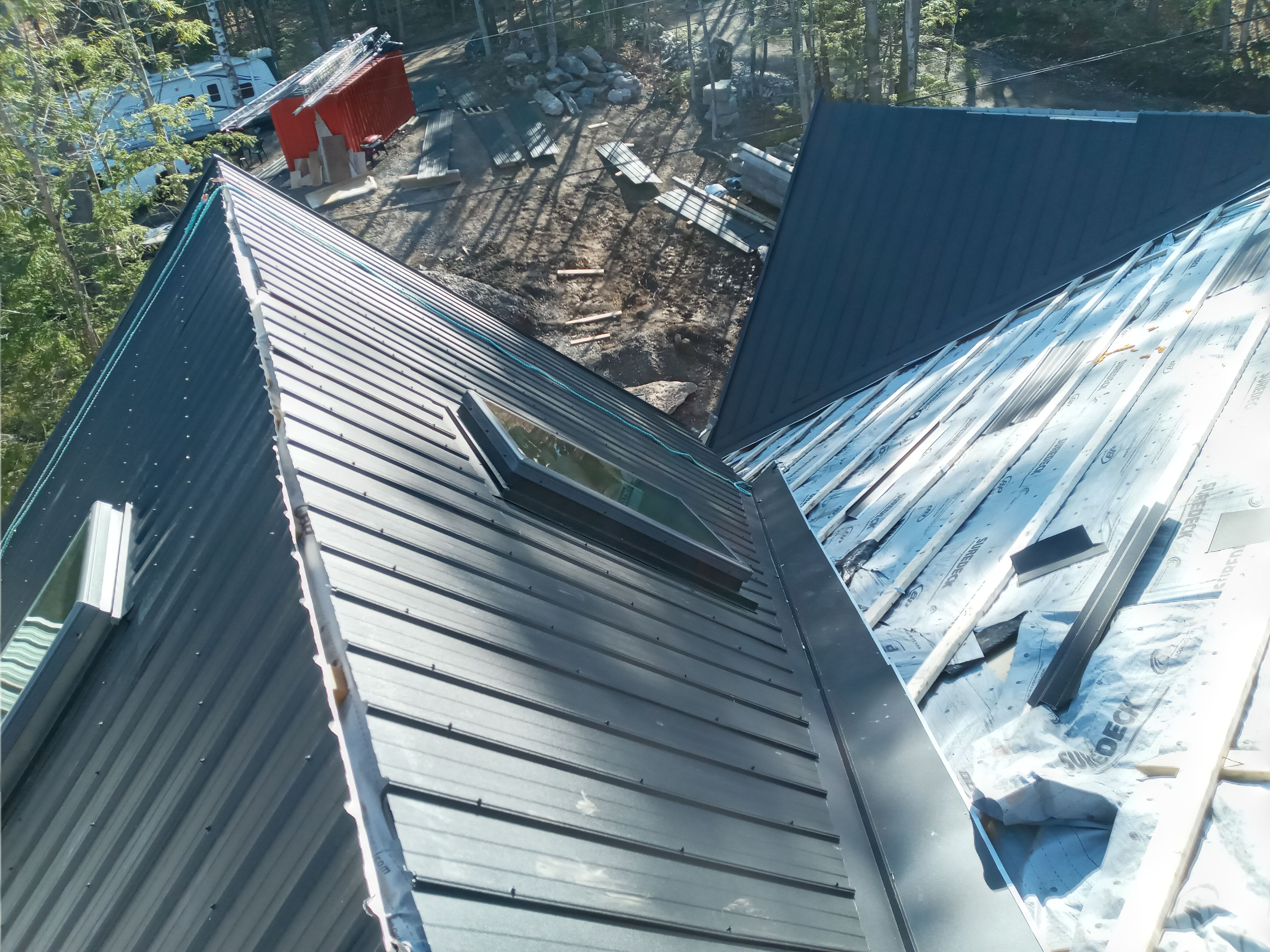 Exposed Fastener Metal Roof using Vicwest UltraVic by Jay Carter Roofing & Sheet Metal