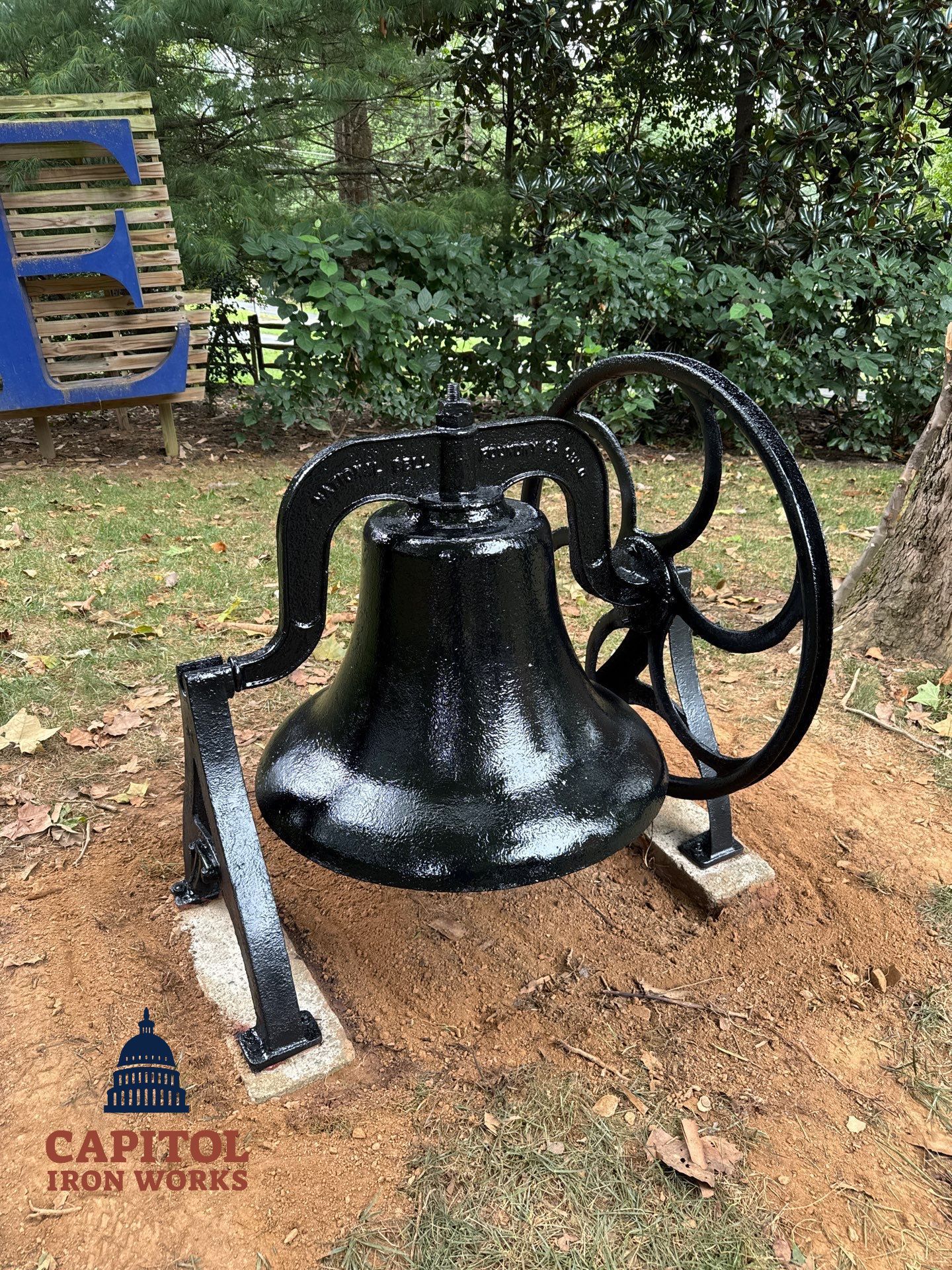Custom Ornamental Bell Restoration & Structural Welding – Vargo Residence – Rockville, MD by Capitol Iron Works