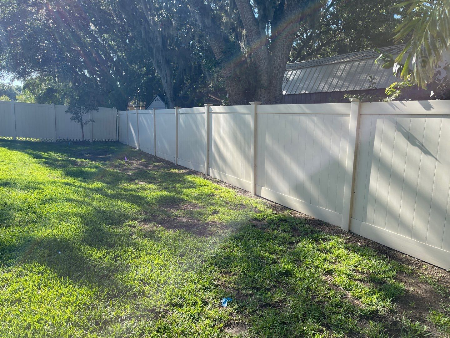 Bradenton, FL 8 ft. Tall Tan Vinyl Privacy Fence by Asap fence and gates, LLC