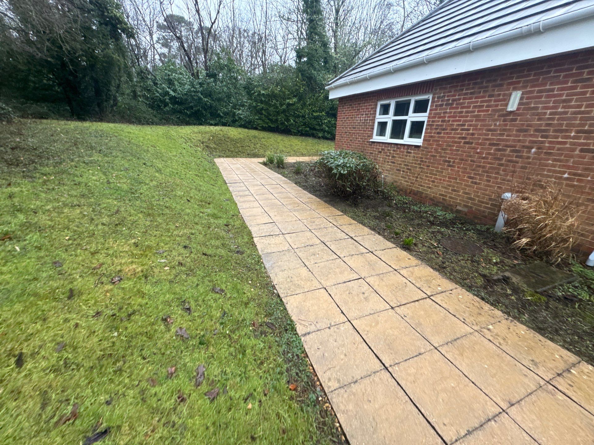 Care Home Roof and Walk Ways clean by Ges Exterior Cleaning ltd