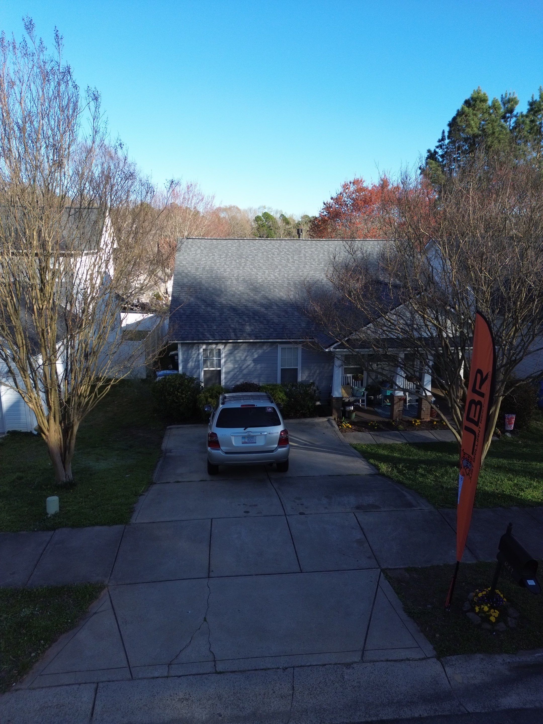 Roof replacement by hail damage by Just Brilliant Restoration JBR