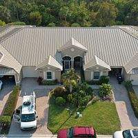 24ga 1.5" Mechanical Seam Sierra Tan by Total Roofing System The Metal Roof Experts