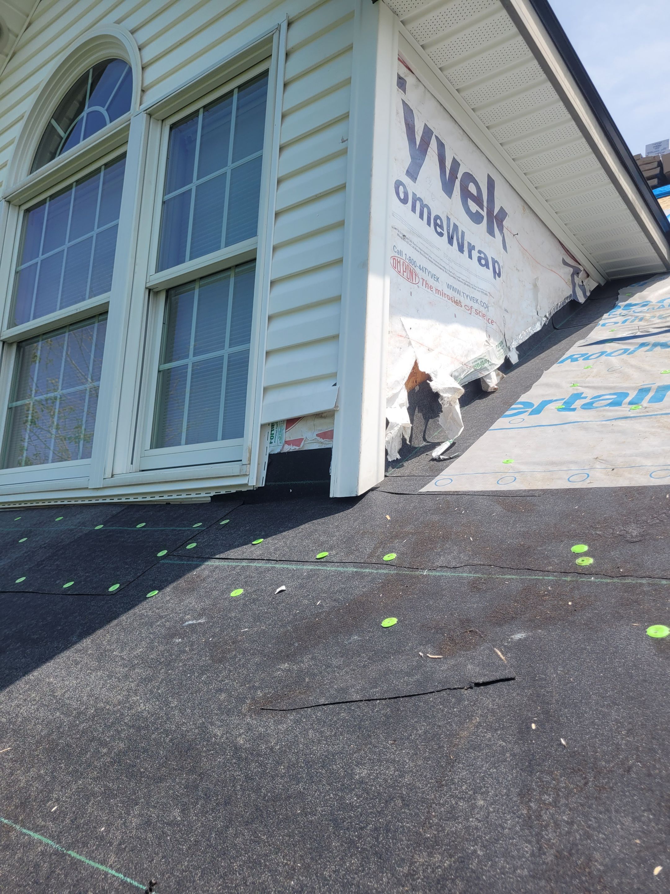 Roof Damage using Certainteed Lifetime Roofing System- Moire Black Landmark Pro shingkes with shadow ridge caps. by BulletpROOF Exteriors
