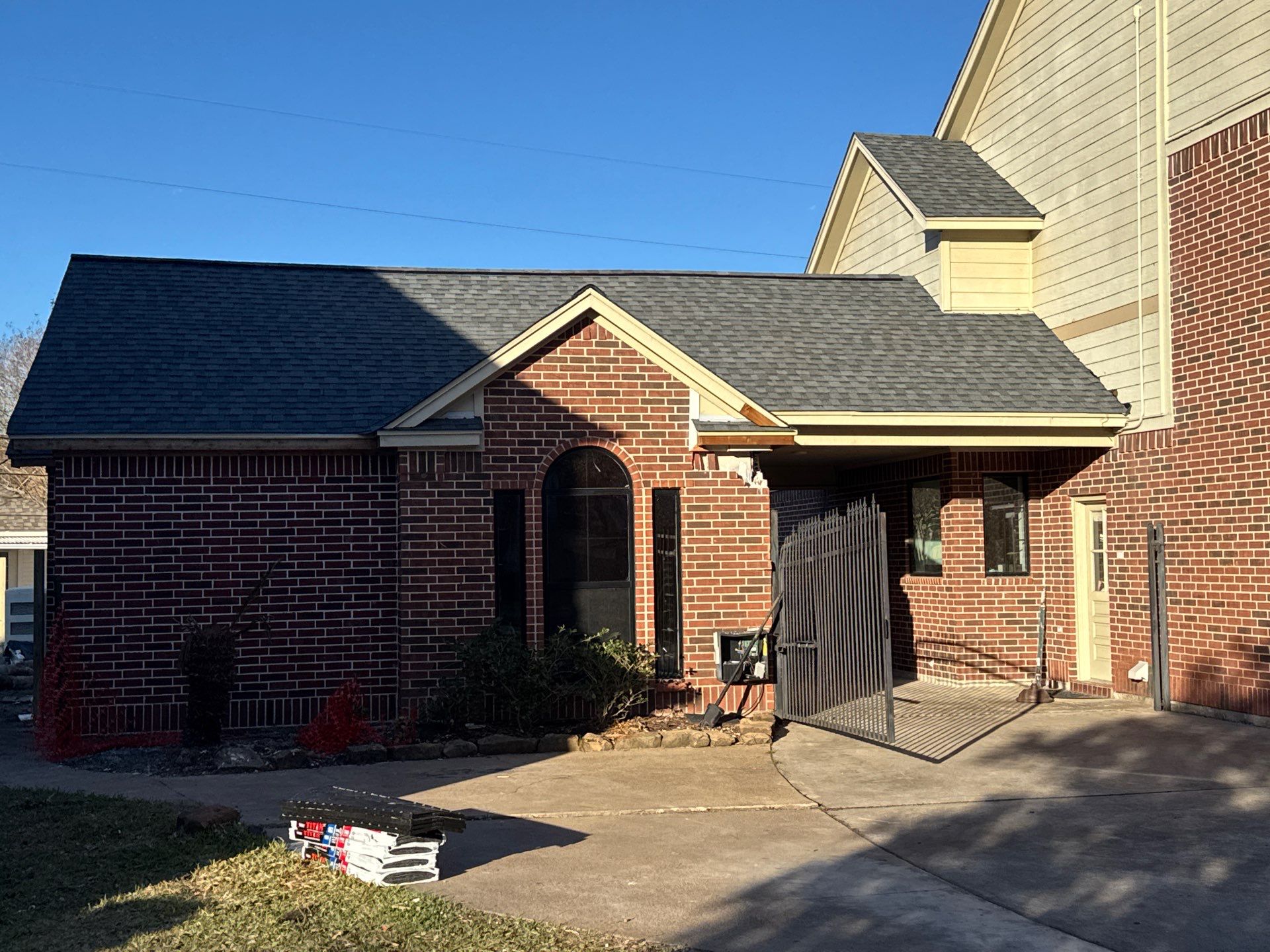 Project in Spring, TX by True Line Roofing and Exteriors