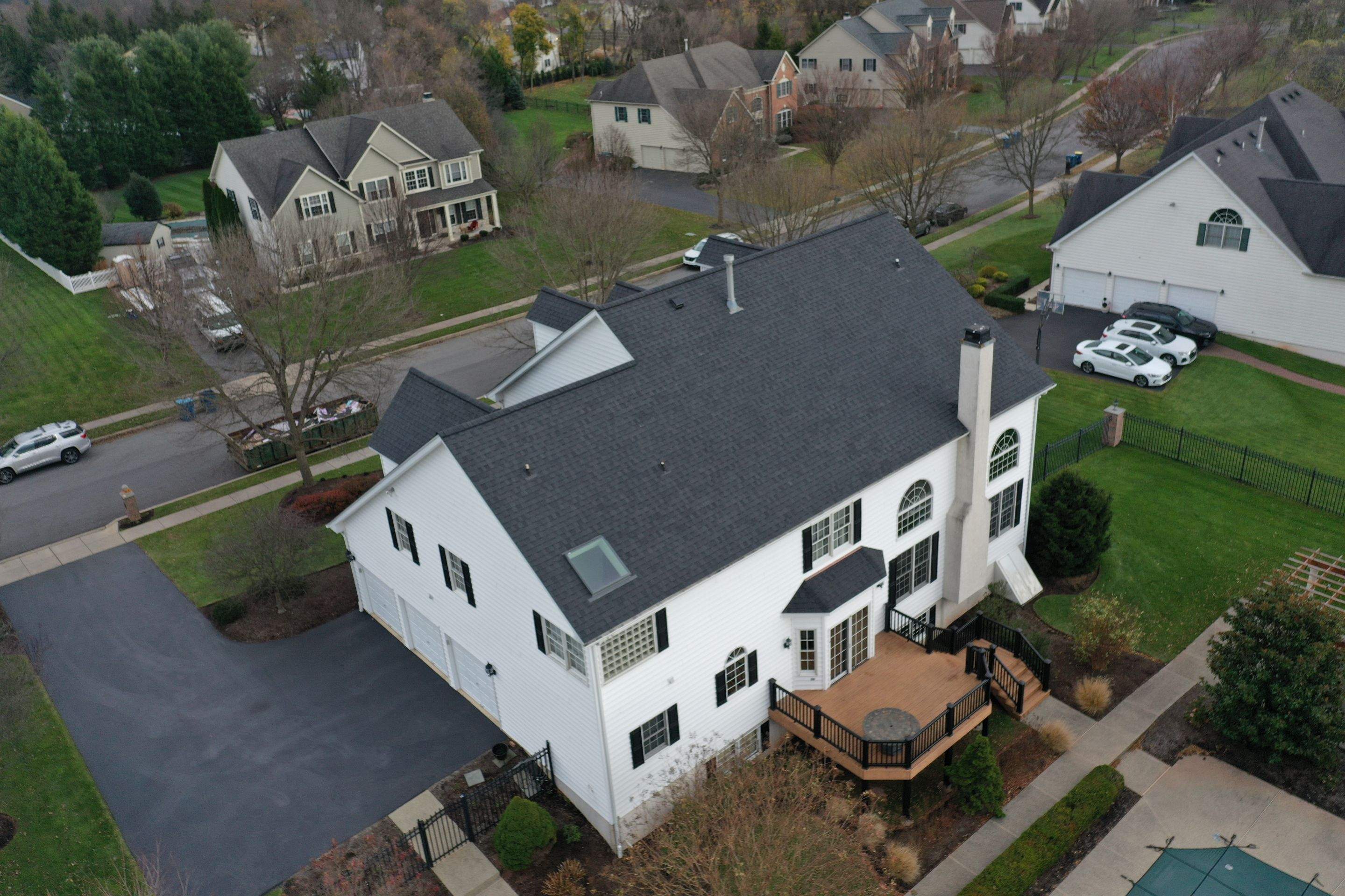 Roofing Installation using CertainTeed Landmark - Moire Black by Storm Guard of Ches-Mont PA