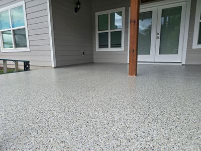Back Patio using Cabin Fever