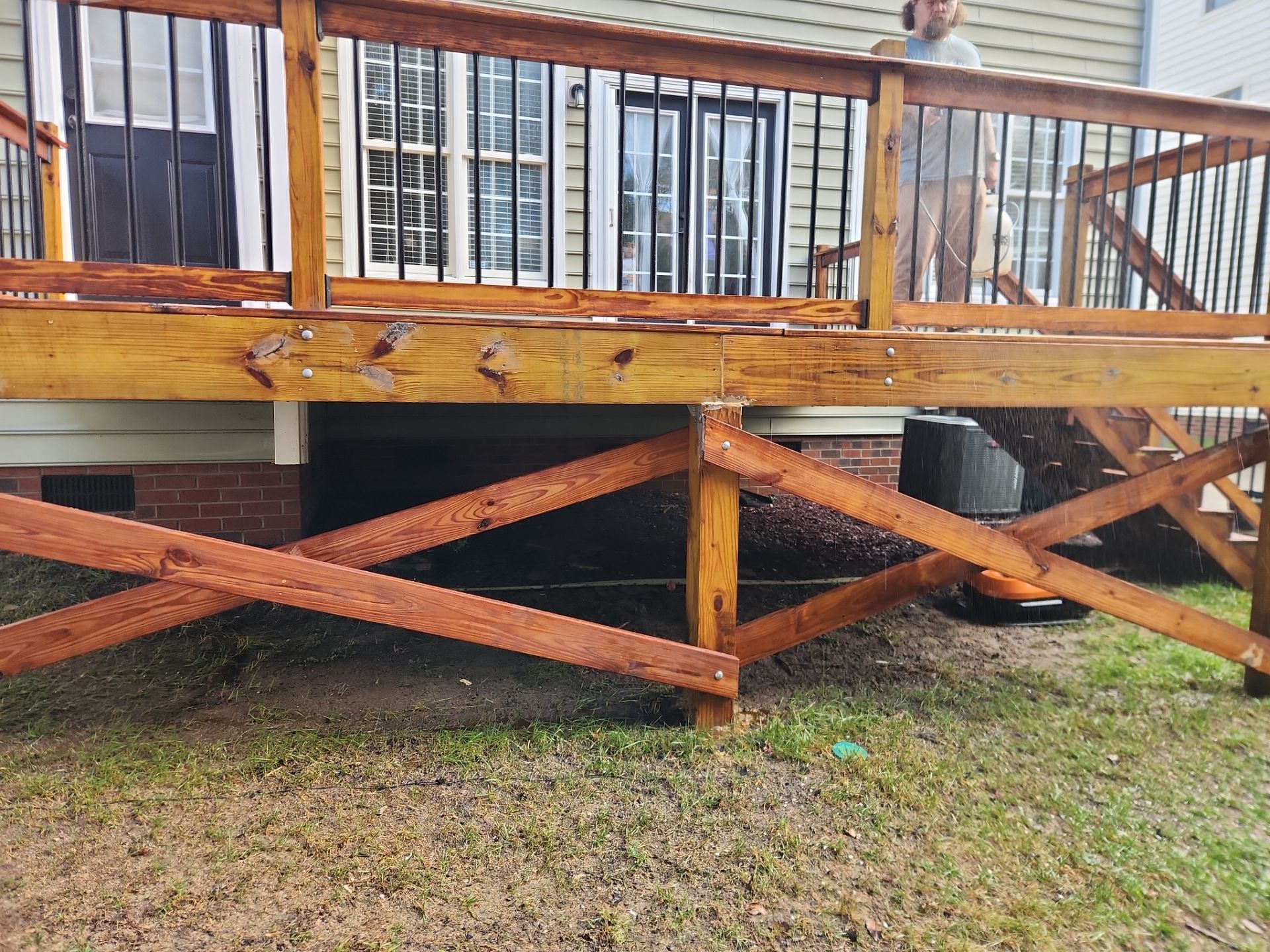 Weathered Deck using Wood Sealant by DuraSeal