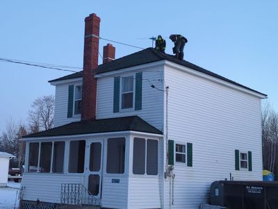Residential Roofing Installation using Asphalt GAF HDZ