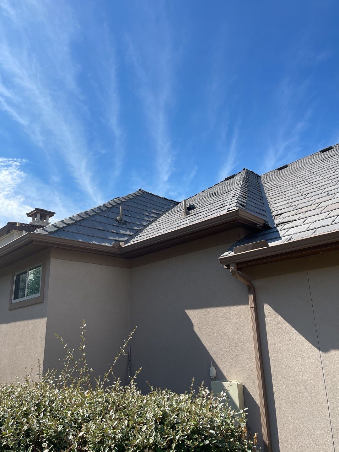 Roof Replacement using Davinci Bell Slate Shingles by Elite Roofing LLC