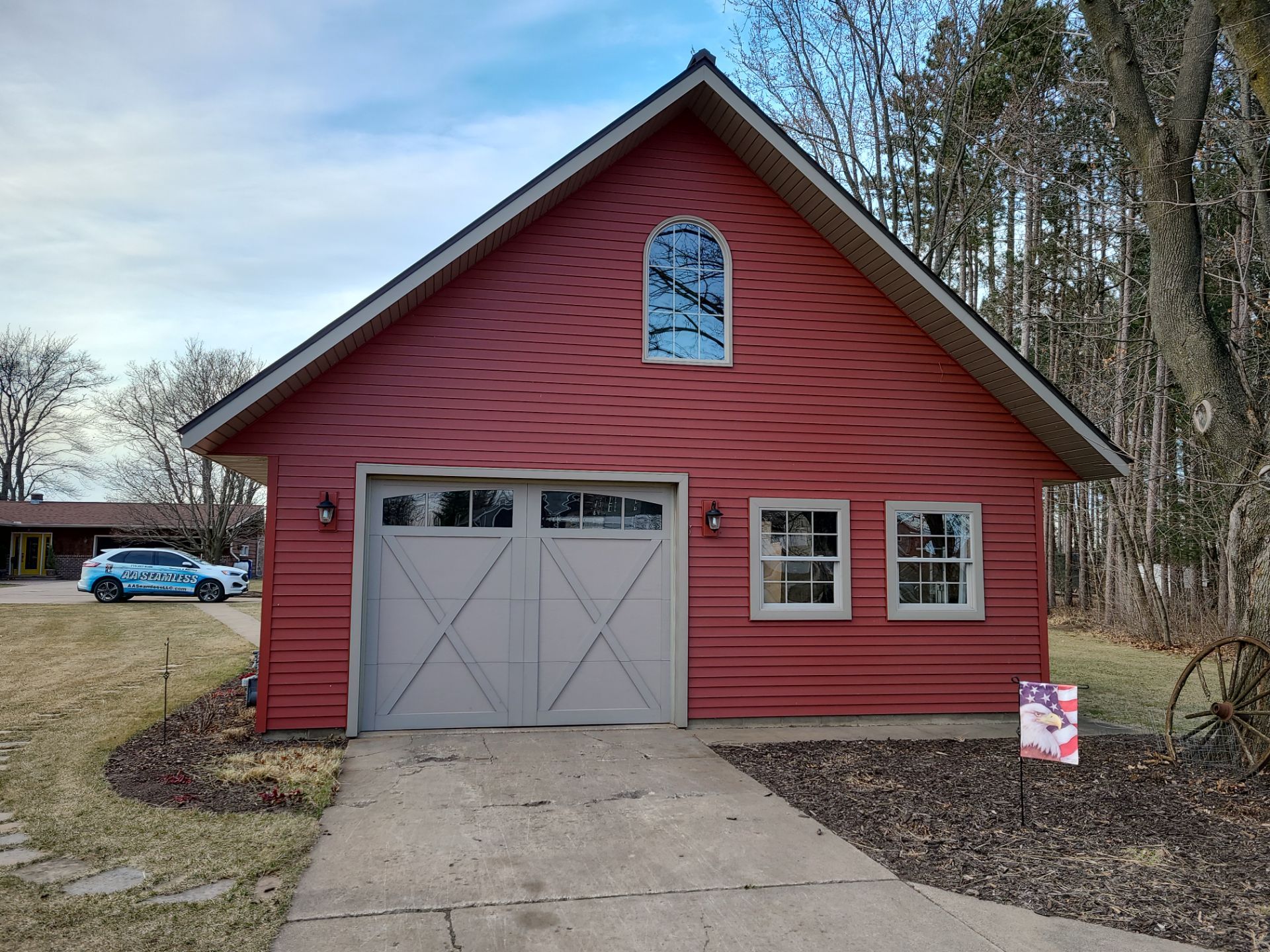 Siding Installation using Seamless Steel Siding by AA Seamless LLC
