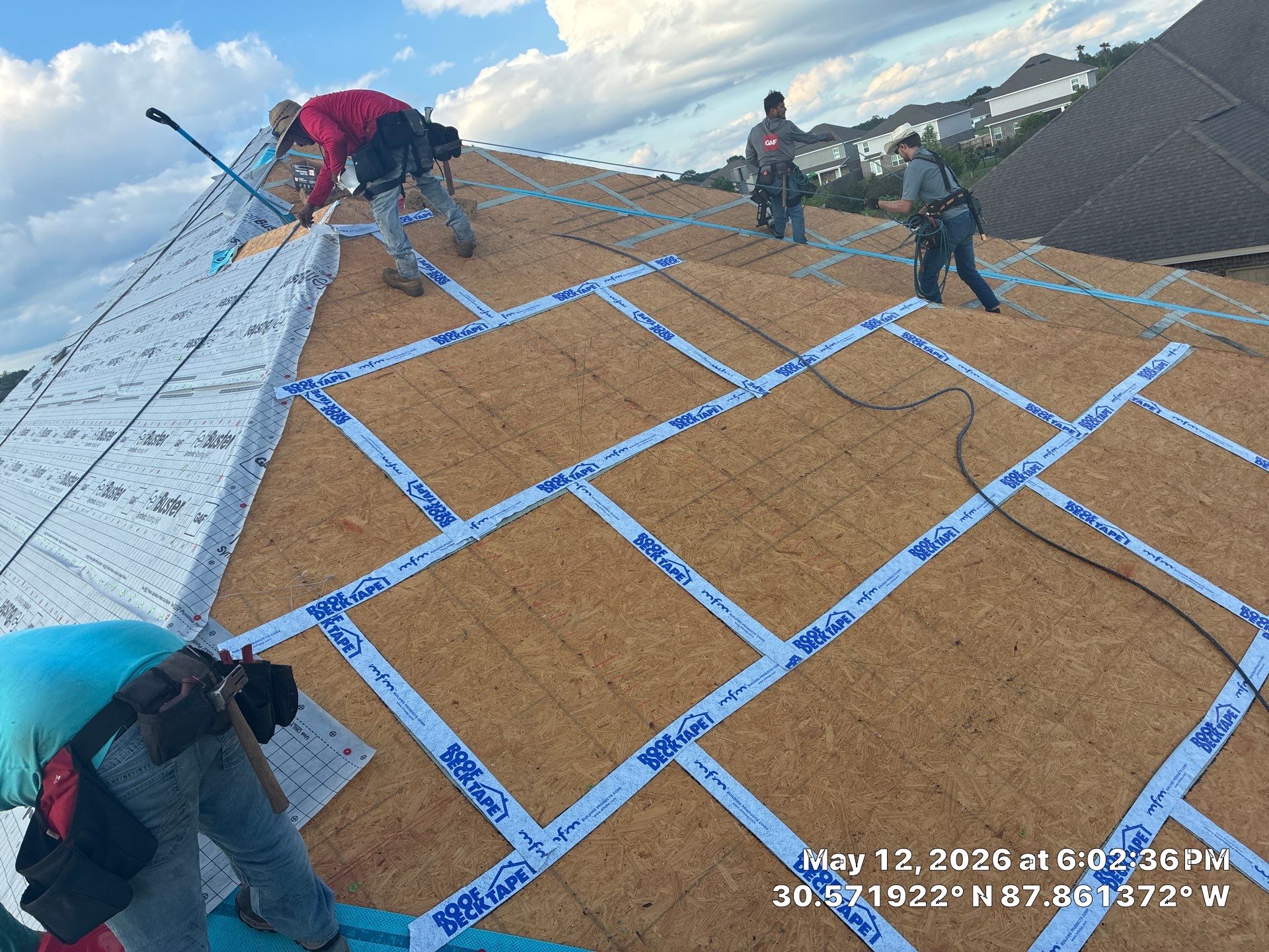 GAF Architectural Shingle Roof Replacement in Fairhope, Alabama by 4U Roofing