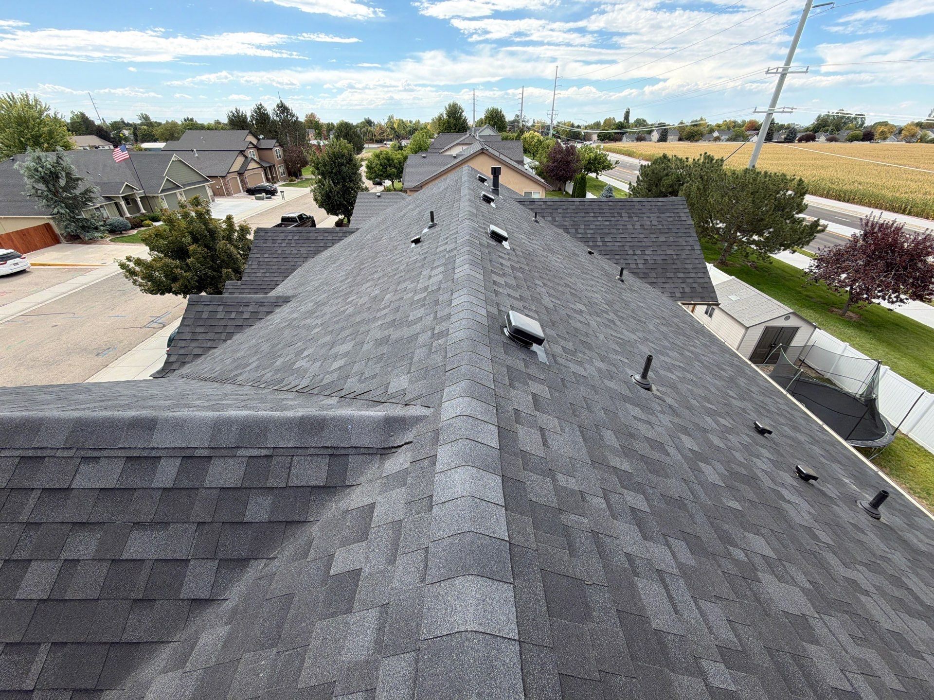 Full Residential Roof Replacement with Architectural Shingles in Meridian by Olive Roofing