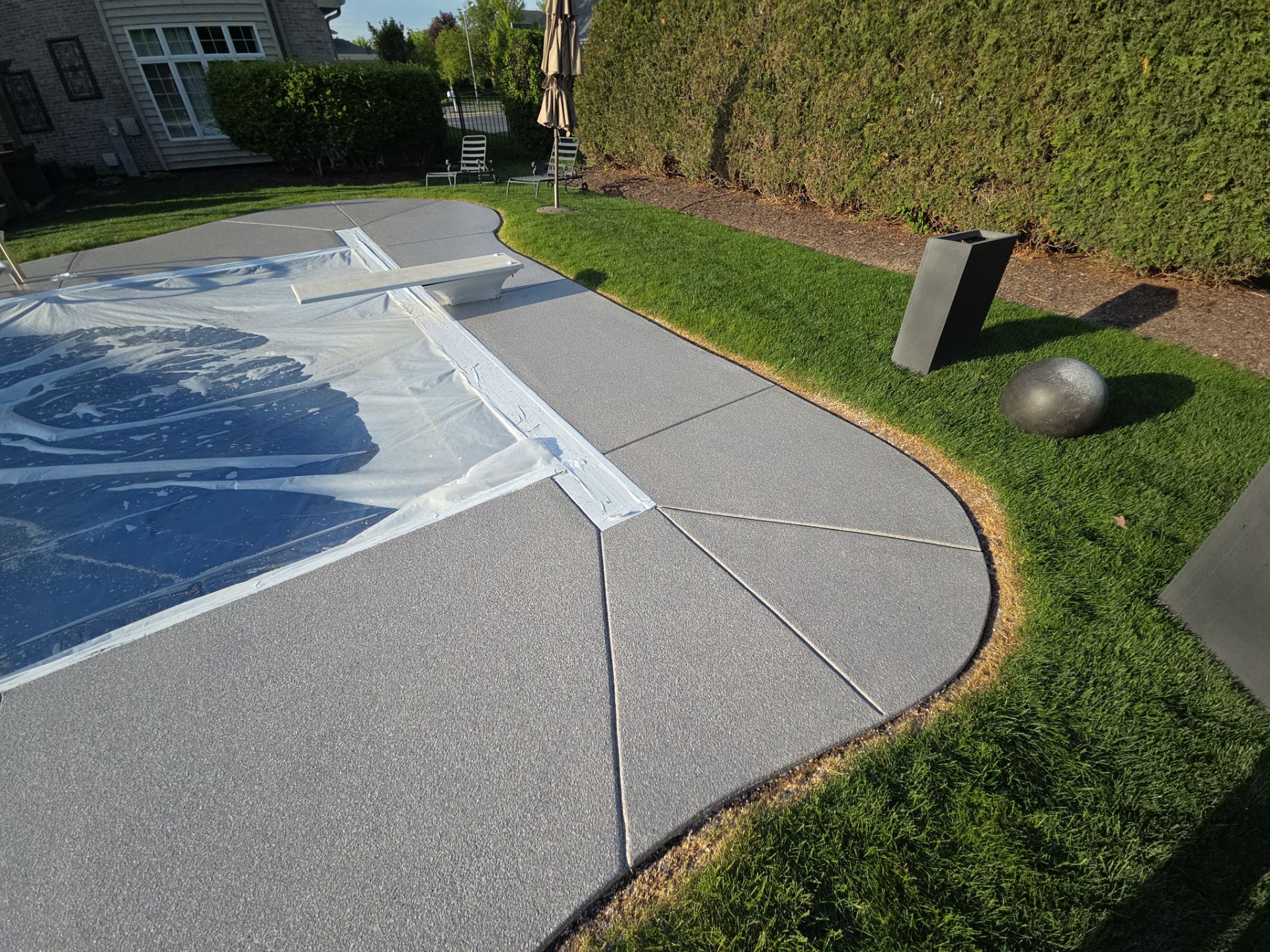 Pumice Pool Deck Concrete Coating by Level 10 Coatings