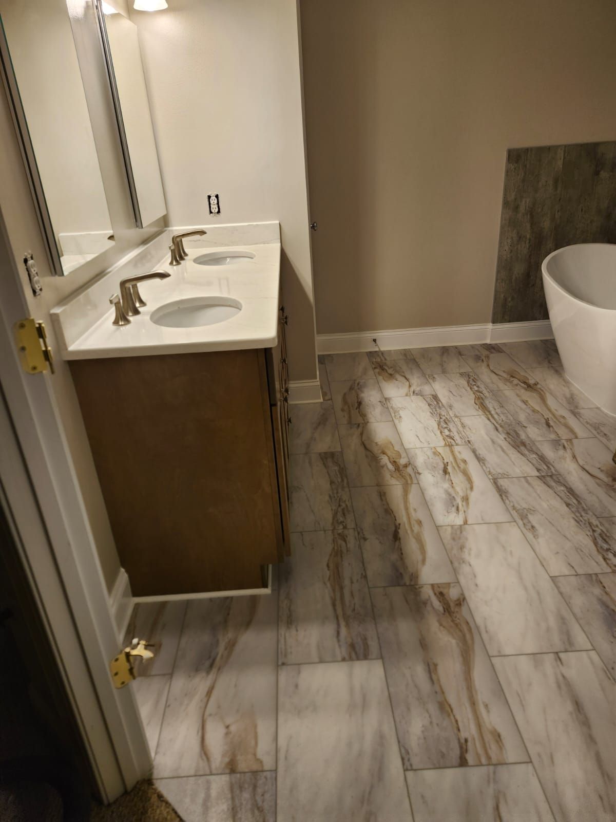 Complete master bathroom remodel/Full window replacement by Window Depot of Annapolis