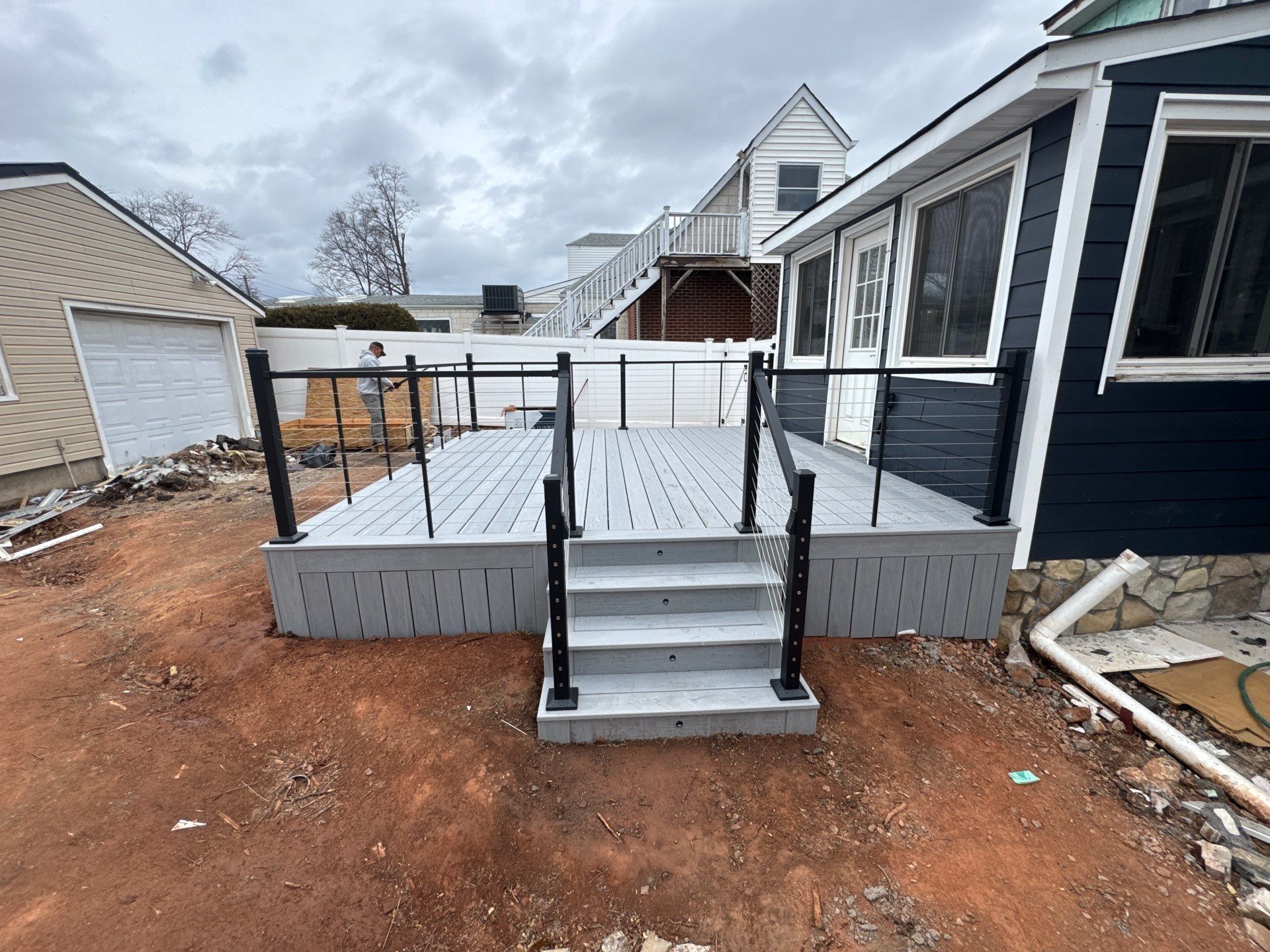 New Deck in Carteret, New Jersey by deck guardian