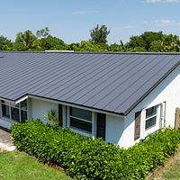 24ga 1" Nail-Strip Charcoal Gray  by Total Roofing System The Metal Roof Experts